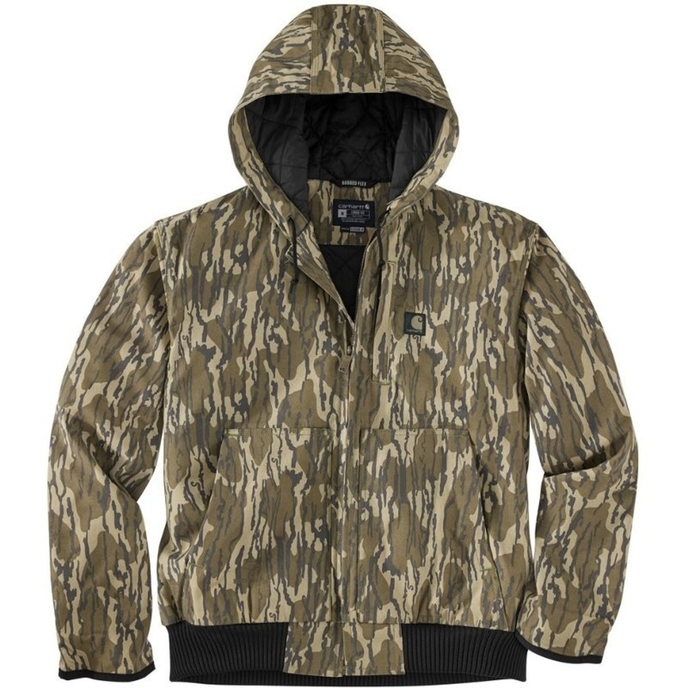 Carhartt Rugged Flex Duck Camo Active Jac XL Mossy Oak Bottomland 106098 NEW